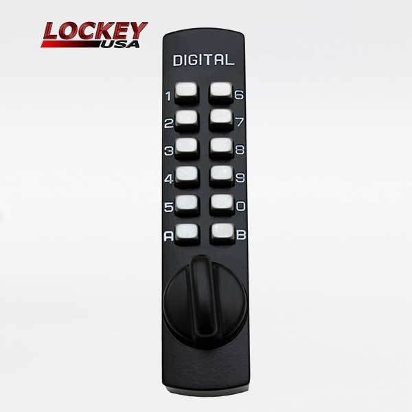 C-170 Surface Mount Cam Cabinet Lock - Jet Black finish.